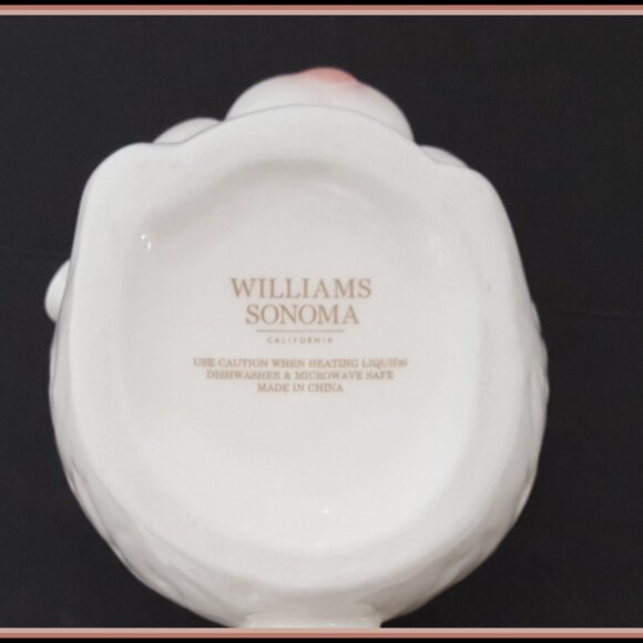 NEW RARE Williams Sonoma Figural Easter Bunny Mug 16 OZ Stoneware - Picture 8 of 8